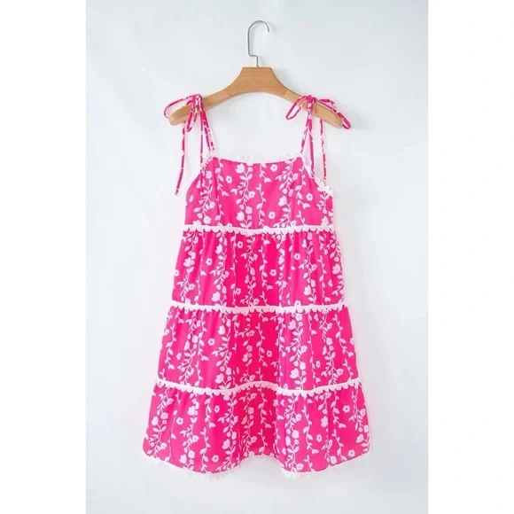 Pink Floral Sundress - Picture 4 of 4